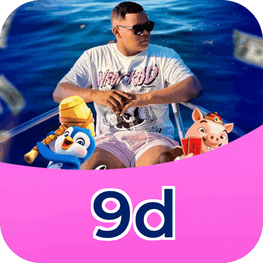 Plataforma 9d mostrando interface moderna, jogos certificados e recursos de segurança licenciados